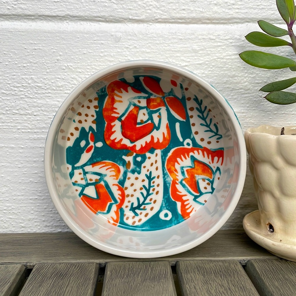 Anthropologie Marina Dog Bowl ✨ Brand New!